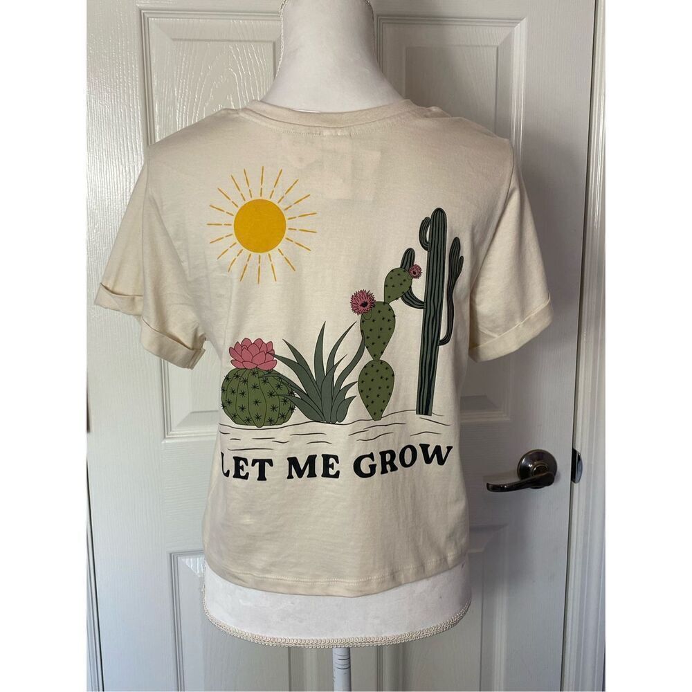 MESSY BUNS LAZY DAYS JUNIOR MEDIUM “ LET ME GROW” TSHIRT